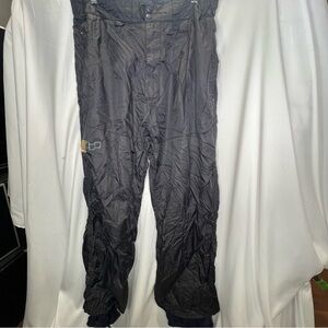 FourSquare TechFour LS5000 Snow Pants Mens Large Black Lightweight Waterproof